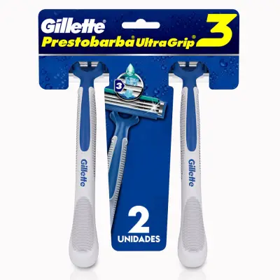 Aparelho de Barbear Descartável Gillette Prestobarba Ultragrip 3 2 Unidades