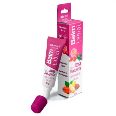 Balm Labial Óleo De Rosa Mosqueta Bellalphytus 10g