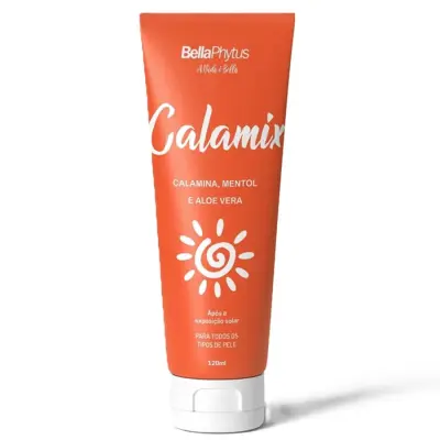Loção Pós Sol Calamix Calamina E Mentol Bellaphytus 120ml