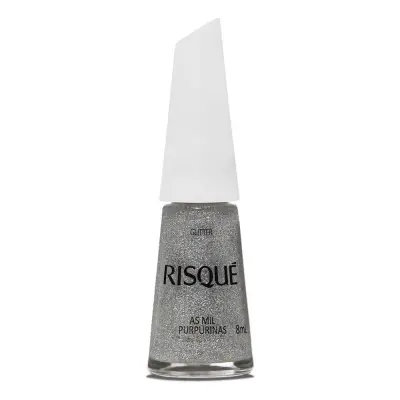 Esmalte Glitter Risqué as Mil Purpurinas 8ml sem blister