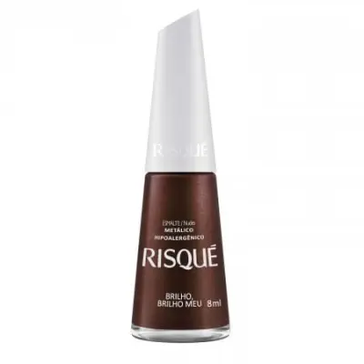 Esmalte Risqué Hipoalergênico Brilho Meu Metálico 8ml