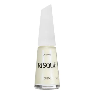 Esmalte Risqué Hipoalergênico Cristal Cintilante 8ml