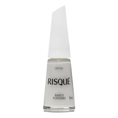 Esmalte Risqué Hipoalergênico Bianco Puríssimo Cremoso 8ml