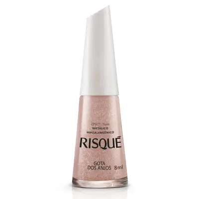 Esmalte Risqué Hipoalergênico Gota dos Anjos Cremoso Metálico 8ml