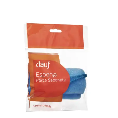 Esponja De Banho Dauf Porta Sabonete 1 Unidade