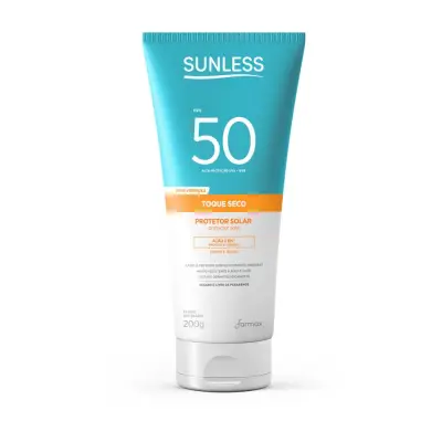 Protetor Solar Sunless Toque Seco FPS50 200g