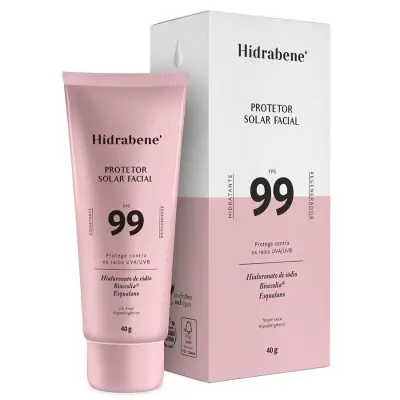 Protetor Solar Facial Fps99 Hidrabene 40g