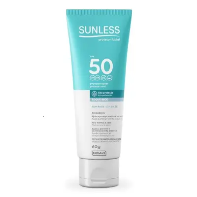 Protetor Solar Facial Sunless Fps 50 Sem Cor 60g
