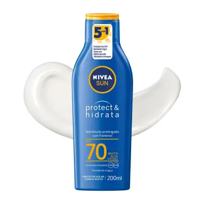 Protetor Solar Nivea Sun Protect & Hidrata FPS70 200ml