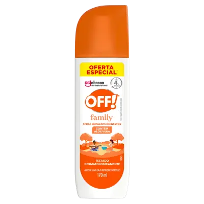 Repelente OFF! Family Aloe Vera Spray 170ml
