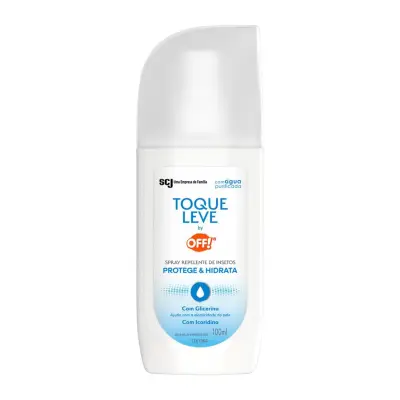Repelente De Insetos Off! Toque Leve Água Purificada Sem Perfume Spray 100ml