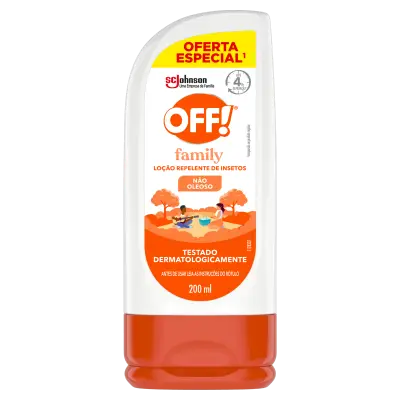 Repelente OFF! Family Aloe Vera Loção 200ml