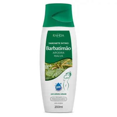 Sabonete Íntimo Líquido De Barbatimão 200ml Rahda