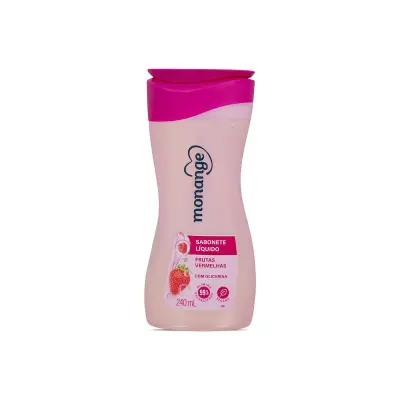 Sabonete Líquido Monange Frutas Vermelhas 240ml