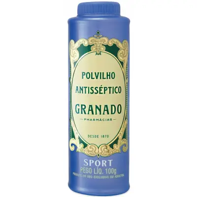 Talco Polvilho Granado Antisséptico Sport 100g